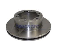TRUCKTEC AUTOMOTIVE 2x Bremsscheibe hinten innenbelüftet für VW Crafter 30-50
