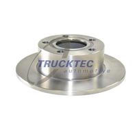 TRUCKTEC AUTOMOTIVE 2x Bremsscheibe hinten voll für VW Passat Variant 3B6 3B5