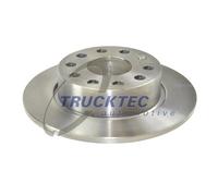 TRUCKTEC AUTOMOTIVE 2x Bremsscheibe hinten voll für VW Touran 1T1 1T2 1T3 Golf