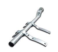 Trupa Kotflügel Tragrohr Halter Ø42 mm / 825 mm +2 x Befestigungskonsole aus verzinktem Stahl für LKW Anhänger