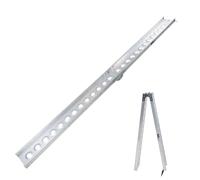 TRUTZHOLM Auffahrschiene klappbar 240 cm Tragkraft 50 kg Alu grau gelocht Fah...