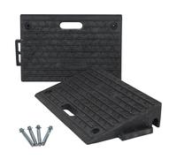 TRUTZHOLM Bordsteinrampe 2er Set 50x32x10cm Tragkraft 2t Gummi