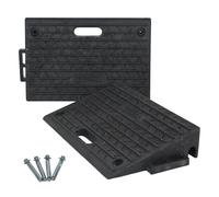 TRUTZHOLM Bordsteinrampe 2er Set 50x32x10cm Tragkraft je 2t Gummi