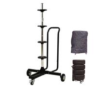 TRUTZHOLM Fahrbarer Felgenbaum Mit Schutzhülle Felgenständer Pkw