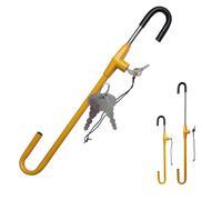 TRUTZHOLM Lenkradkralle Pedalschloss Universal Diebstahlsicherung 56,5 bis 75,5 cm