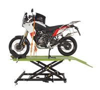 Hydraulische Motorradhebebühne Scherenhub 360/560 kg Montagebühne Heber Motor... 560 Kilo Grün 560 Kilo Grün