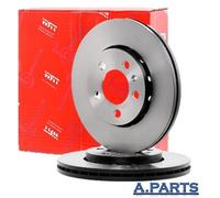 TRW 2X BREMSSCHEIBE 256mm VORNE AUDI A1 A2 A3 SEAT LEON SKODA OCTAVIA VW GOLF