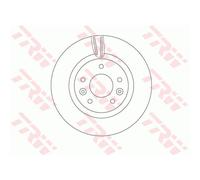 TRW 2x Bremsscheibe vorne Ø296 mm belüftet für Nissan Qashqai II J11 J11_ 1.2