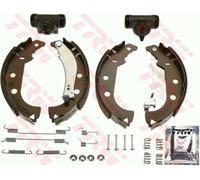 TRW Bremsbackensatz hinten rechts links mit Radbremszylinder 19mm für FIAT BK1765