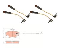 TRW BREMSBELÄGE + WARNKONTAKT VORNE passend für PEUGEOT 309 RENAULT RAPID KASTEN