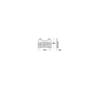 LUCAS Bremsbelagsatz, Scheibenbremse LUCAS TRW MCB683