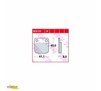 TRW Bremsbelagsatz MCB510 History SE1 KH125 KH125 RM65 X Road 125 Enduro 125