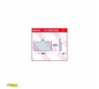 Bremsbelagsatz TRW MCB602
