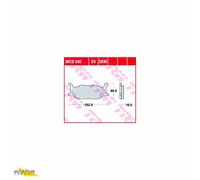TRW Bremsbelagsatz, Scheibenbremse Sinter Street MCB640SV