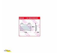 LUCAS Bremsbelagsatz, Scheibenbremse LUCAS TRW MCB683