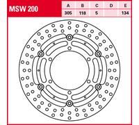 Bremsscheibe TRW MSW200, 1 Stück