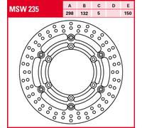 Bremsscheibe TRW MSW235, 1 Stück