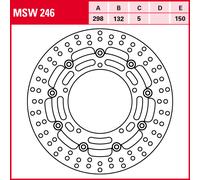 TRW Lucas Bremsscheiben Mit ABE Yamaha Yzf-r6
