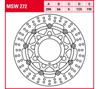 Bremsscheibe TRW MSW272, 1 Stück