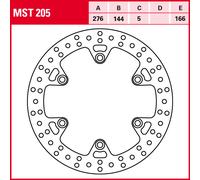 Bremsscheibe TRW MST205, 1 Stück