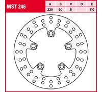 Bremsscheibe TRW MST246, 1 Stück