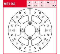 Bremsscheibe TRW MST259, 1 Stück