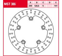 Bremsscheibe TRW MST386, 1 Stück