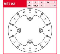 Bremsscheibe TRW MST453, 1 Stück