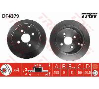 TRW Bremsscheibe DF4379