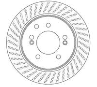 TRW Bremsscheibe df6710 307mm 20mm für SSANGYONG