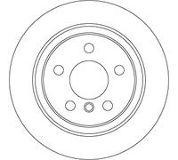 TRW Bremsscheibe df6756 280mm 10mm für MINI BMW