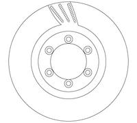 TRW Bremsscheibe df6881 294mm 26mm für SSANGYONG