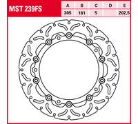 TRW Bremsscheibe Floating System MST239FS R1150GS R21