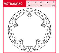 TRW Bremsscheibe MSTR242RAC BMW R1200GS R1250GS F850GS vernietet Floater vorne
