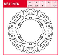 Bremsscheibe TRW MST371, 1 Stück