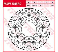 TRW Bremsscheibe Sportiv schwimmend MSW208RAC GSX-S1000 DG