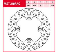 TRW Bremsscheibe Sportiv starr MST240RAC XL600V Transalp PD06