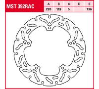 TRW Bremsscheibe Sportiv starr MST392RAC HP4 K10