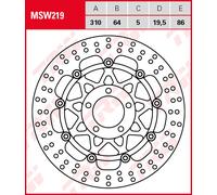 Bremscheibe TRW MSW219