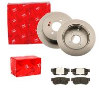 TRW BREMSSCHEIBEN 262mm + BELÄGE HINTEN passend für HYUNDAI GETZ TB Bj 2002-2009