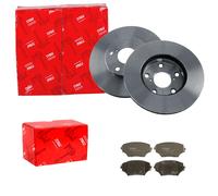 TRW BREMSSCHEIBEN 275mm + BELÄGE VORNE passend für TOYOTA RAV4 II A2