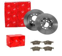 TRW BREMSSCHEIBEN 278mm + BELÄGE HINTEN passend für OPEL VECTRA C + SIGNUM + 9-3
