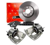 TRW Bremsscheiben 278mm Bremsbeläge Bremssattel Satz Vorne für FORD FOCUS III