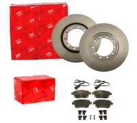 TRW BREMSSCHEIBEN 280mm + BELÄGE HINTEN passend für FORD TRANSIT Bj. 2006 - 2014