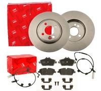 TRW BREMSSCHEIBEN 280mm + BELÄGE VORNE passend für MINI R55 R56 R57 R58 R59