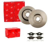 TRW BREMSSCHEIBEN 280mm + BELÄGE VORNE passend für RENAULT MEGANE + SCENIC 2