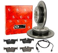 TRW Bremsscheiben 280mm Beläge WAKO Satz Hinten für BMW F40 F44-F48 X2 F39 MINI
