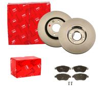 TRW BREMSSCHEIBEN 283mm + BELÄGE VORNE passend für CITROEN C3 C4 XSARA PICASSO