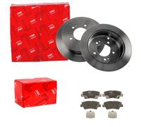 TRW BREMSSCHEIBEN 284mm + BELÄGE HINTEN passend für HYUNDAI TUCSON JM nur 4WD