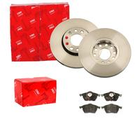 TRW BREMSSCHEIBEN 288mm + BELÄGE VORNE passend für AUDI A6 C5 4B Limo + Avant